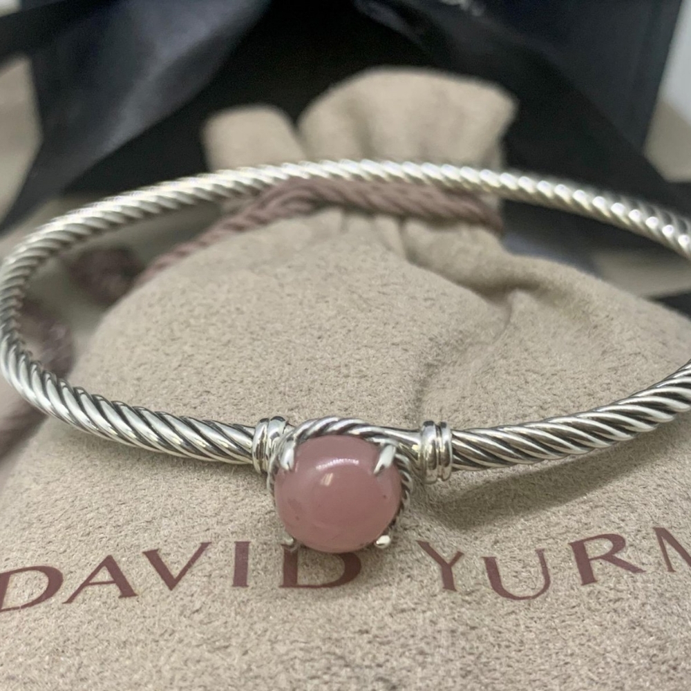 David Yurman Chatelaine Bracelet Guava Quartz